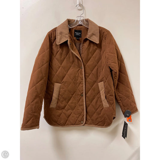 Jacket Puffer & Quilted By Sanctuary In Brown, Size: S