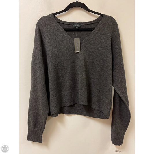 Sweater By Express In Grey, Size: S