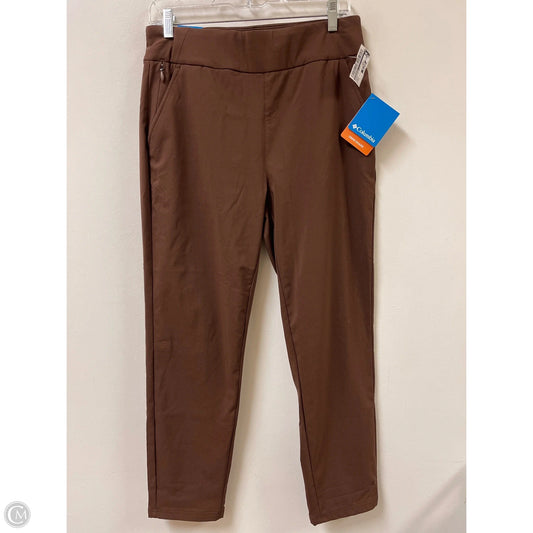 Athletic Pants By Columbia In Brown, Size: M