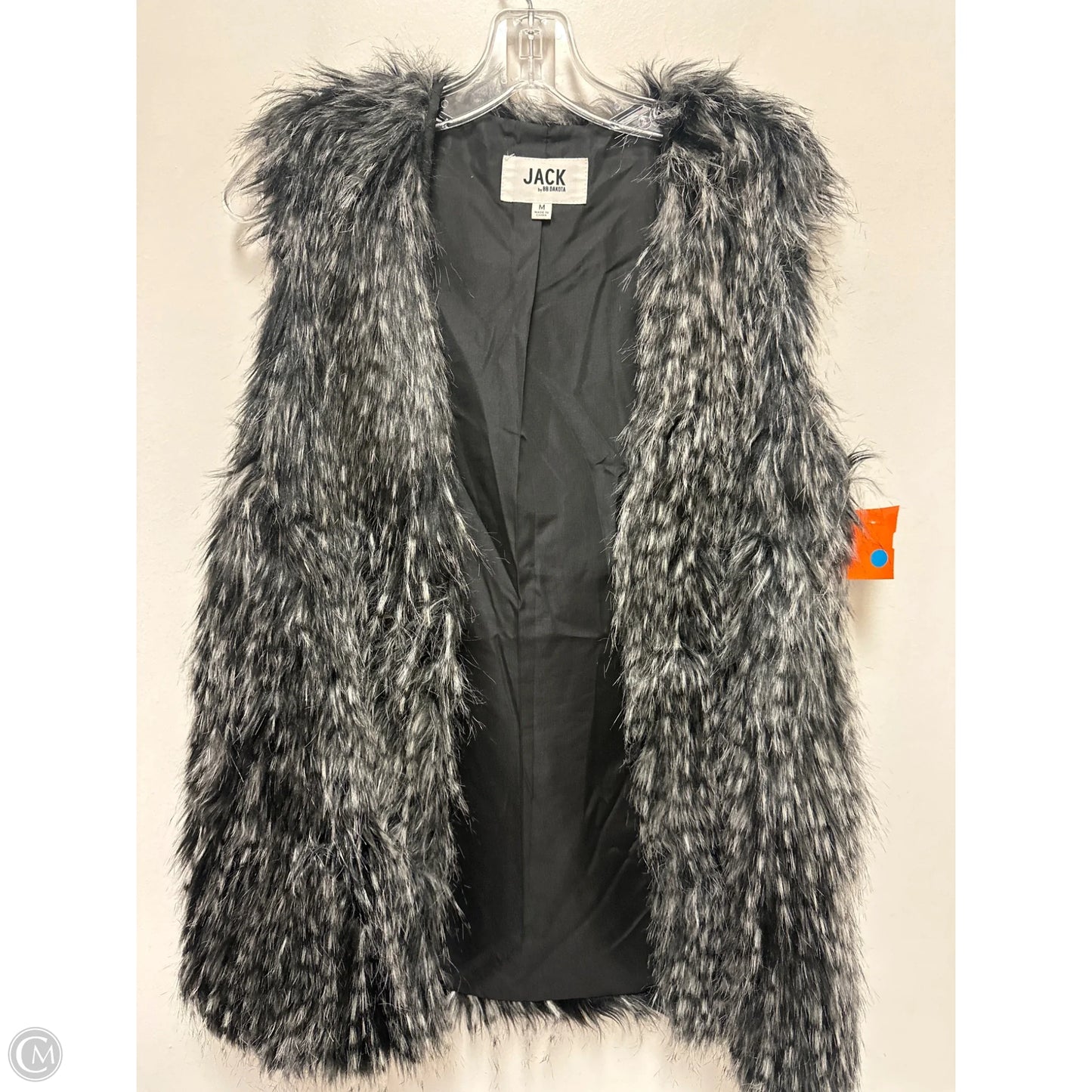 Vest Faux Fur & Sherpa By Jack By Bb Dakota In Black & White, Size: M