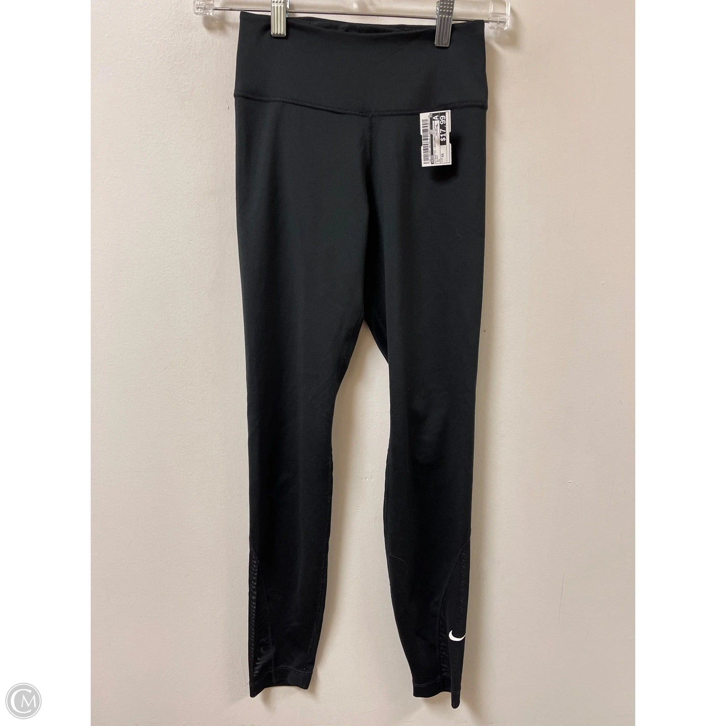 Athletic Leggings By Nike In Black, Size: Xs