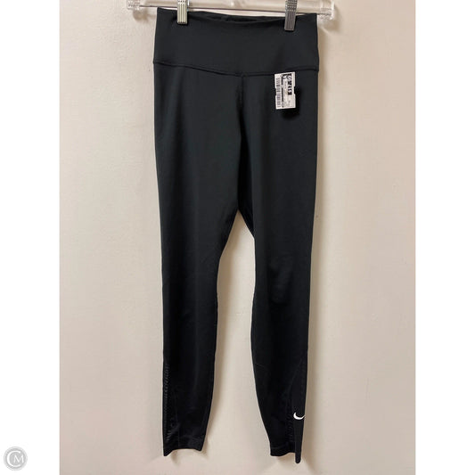 Athletic Leggings By Nike In Black, Size: Xs