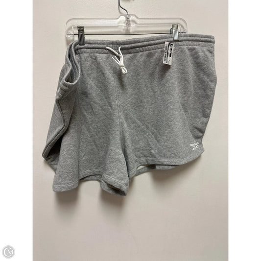 Athletic Shorts By Reebok In Grey, Size: 3x