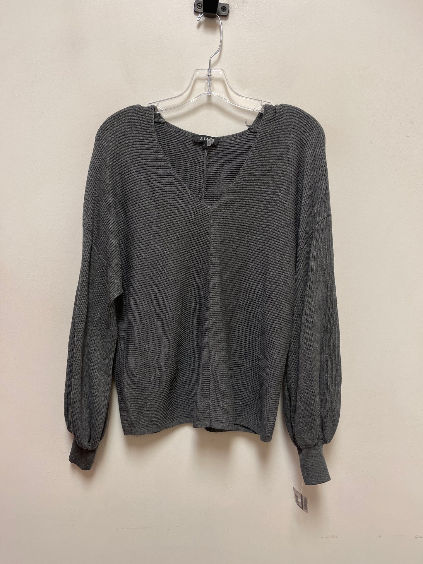 Sweater By 1.state In Grey, Size: Xl