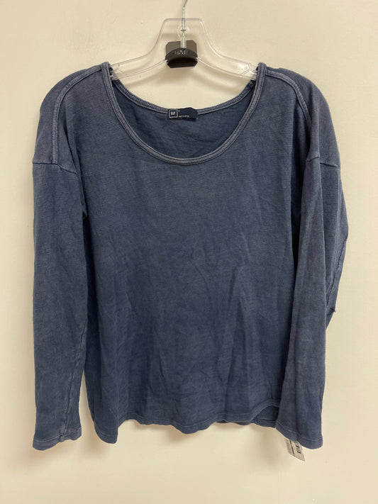 Top Long Sleeve By Gap In Blue, Size: S