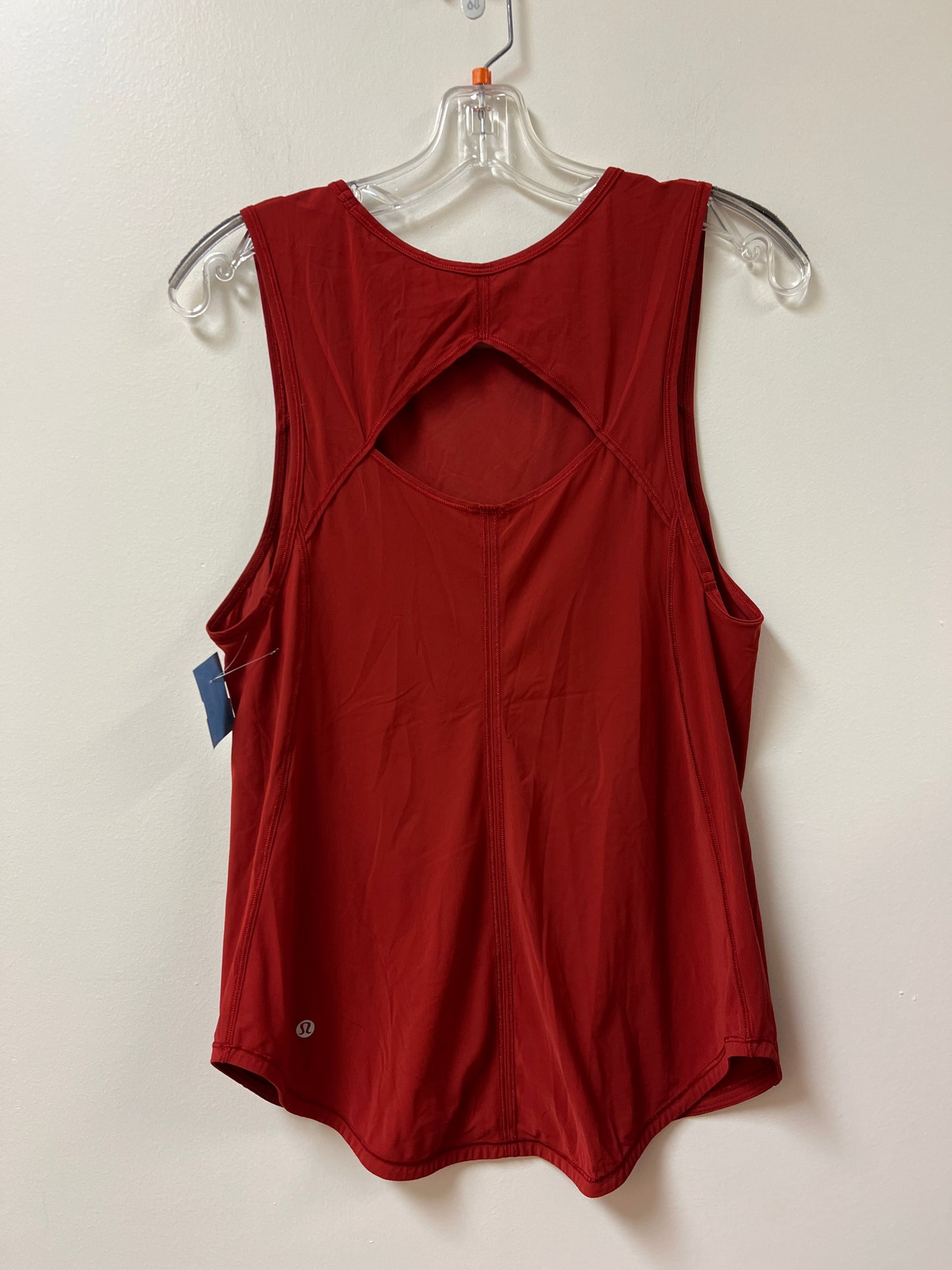 Athletic Tank Top By Lululemon In Red, Size: M