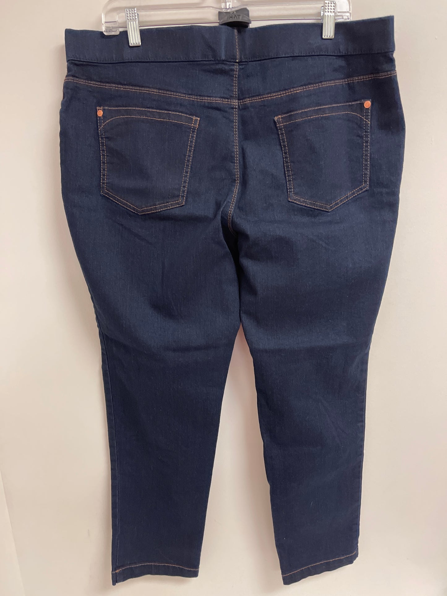 Jeans Straight By Faded Glory In Blue Denim, Size: 18