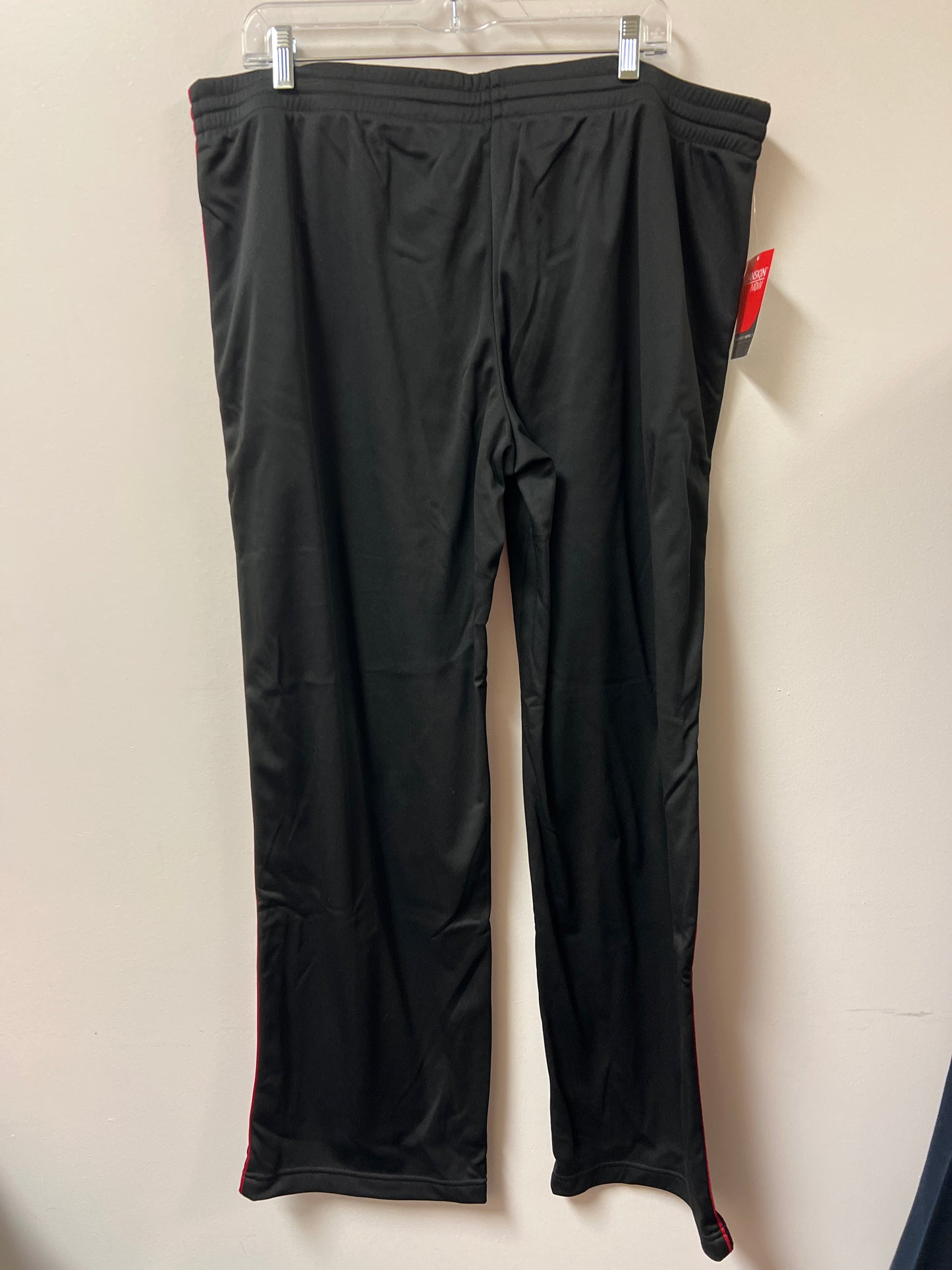 Athletic Pants By Danskin In Black & Red, Size: 20