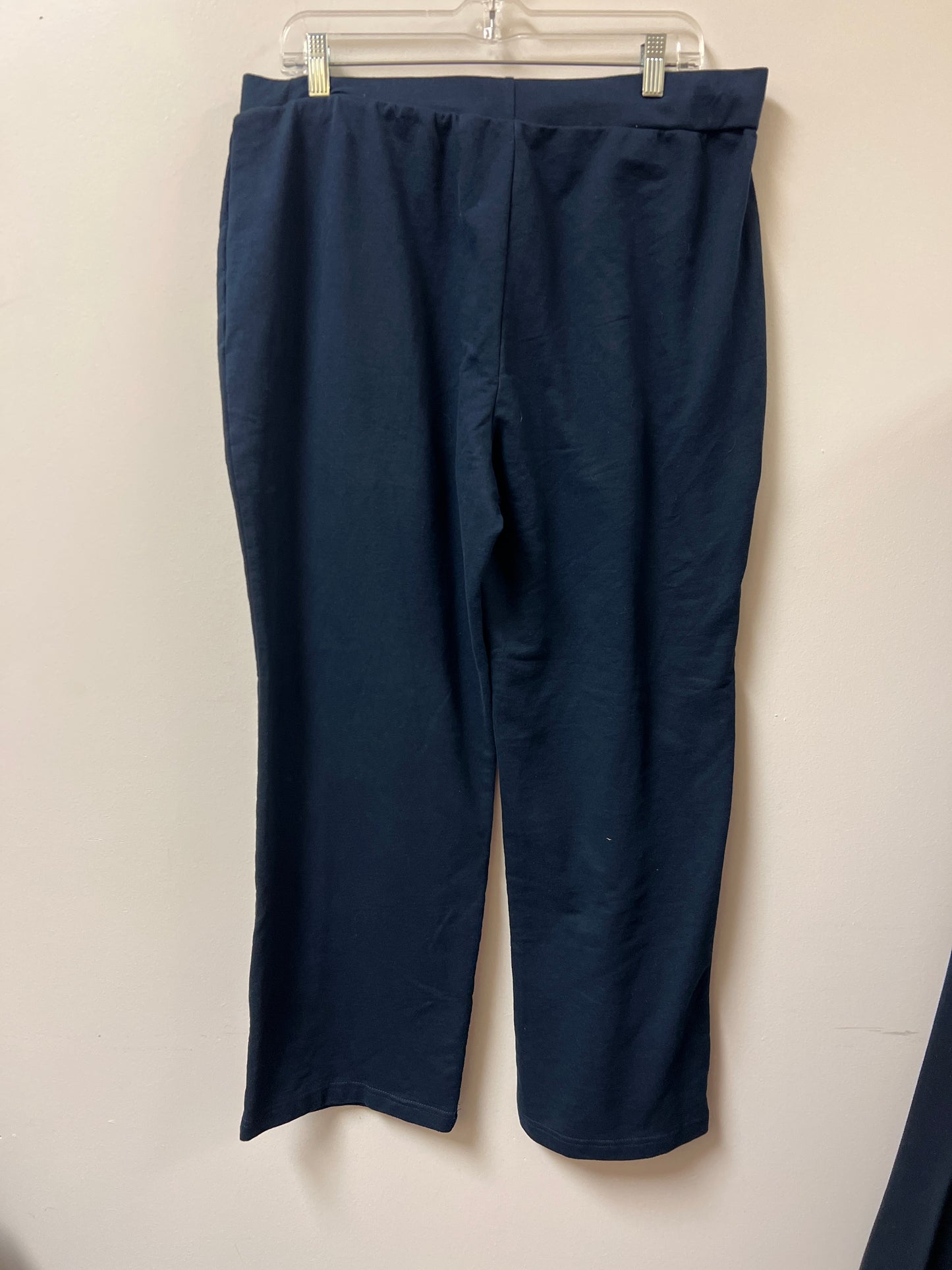 Athletic Pants By Anne Klein In Navy, Size: 18