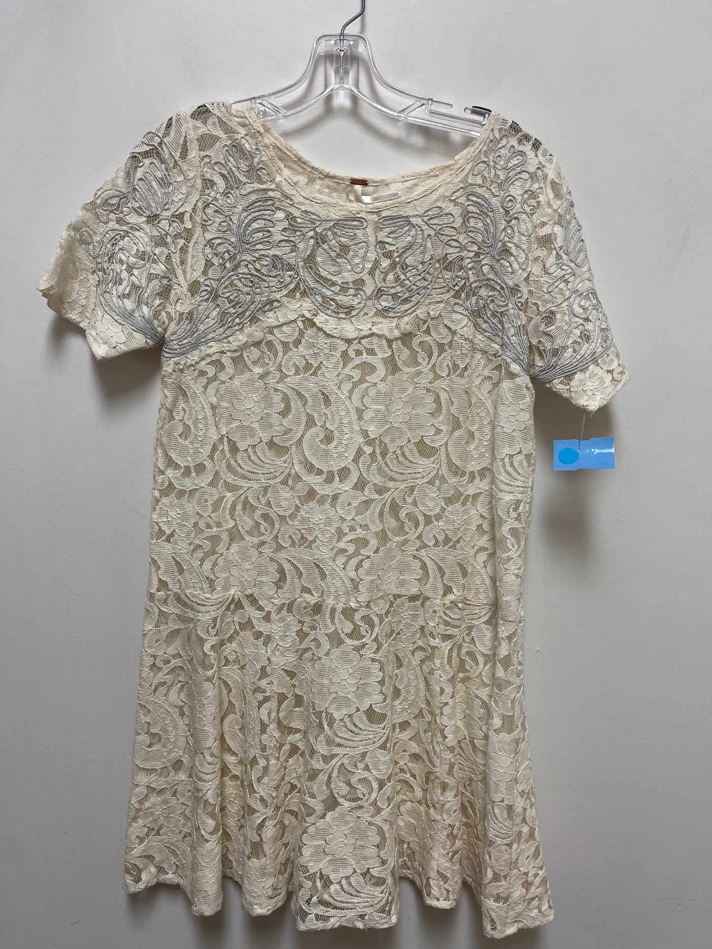 Dress Casual Midi By Free People In Cream, Size: M