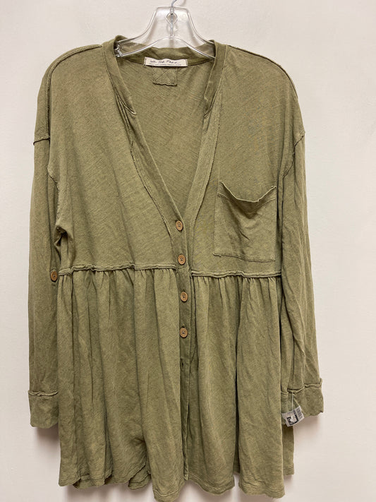 Tunic Long Sleeve By We The Free In Green, Size: S