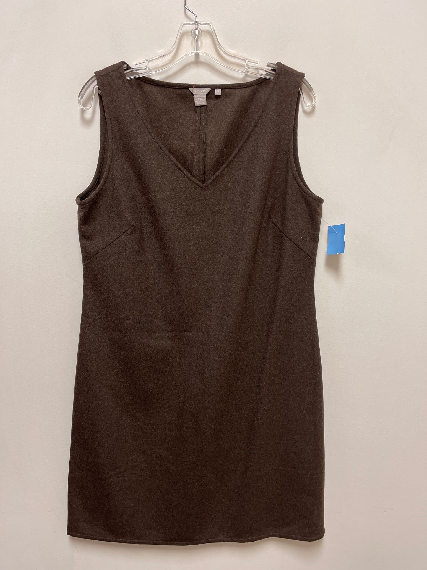 Dress Casual Midi By J. Crew In Brown, Size: 12