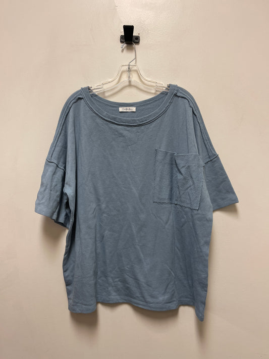 Top Short Sleeve By Clothes Mentor In Blue, Size: Xl