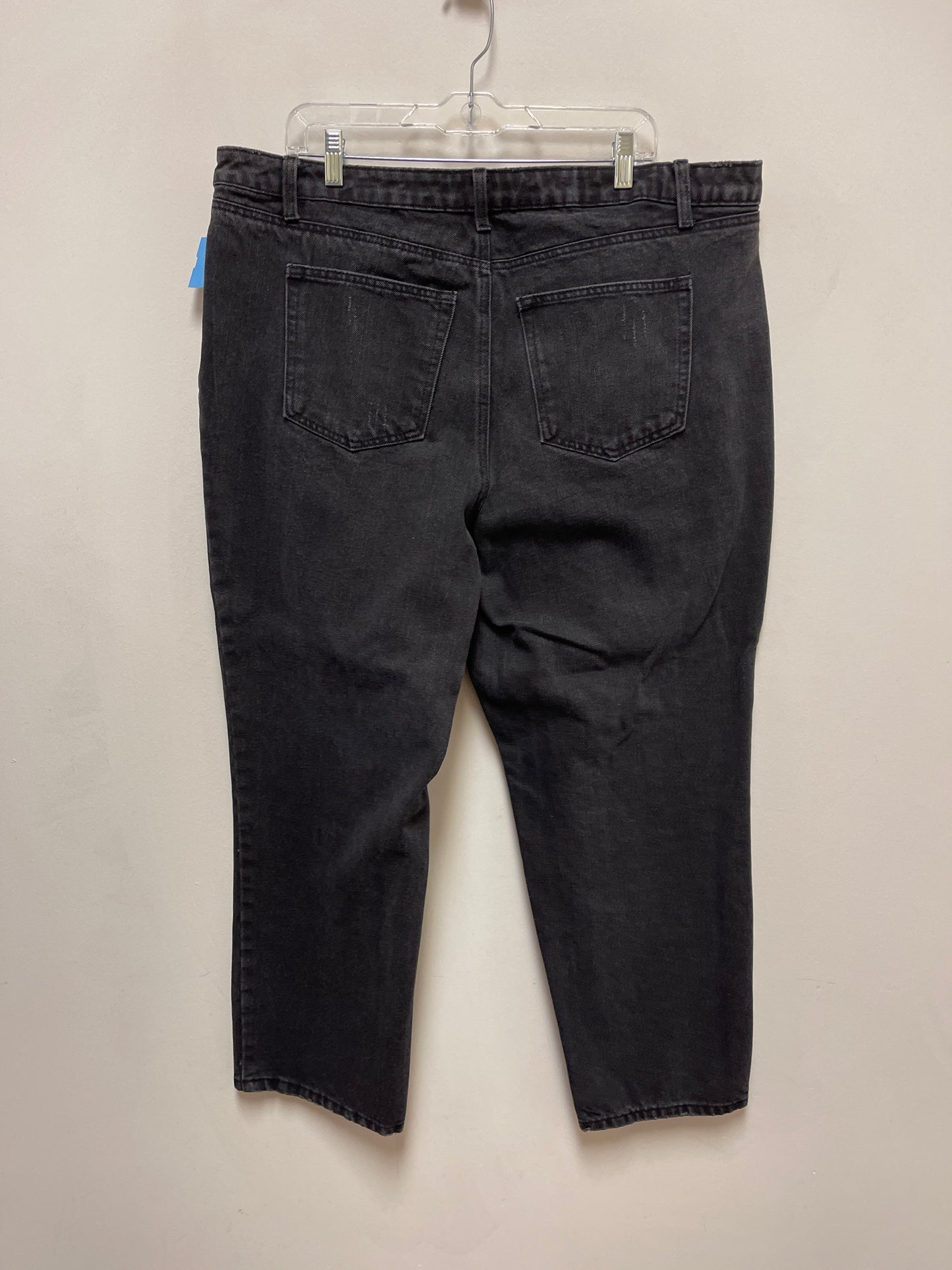 Jeans Straight By Clothes Mentor In Black, Size: 16