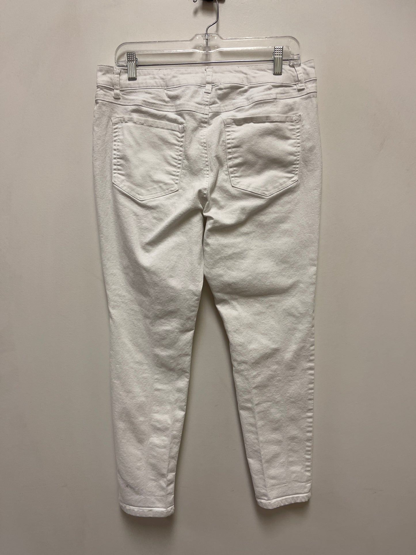 Jeans Skinny By D Jeans In White, Size: 14