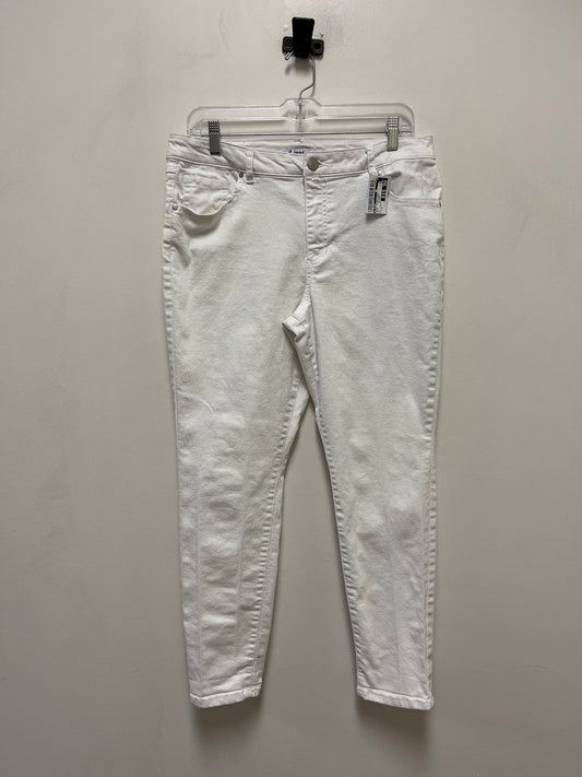 Jeans Skinny By D Jeans In White, Size: 14