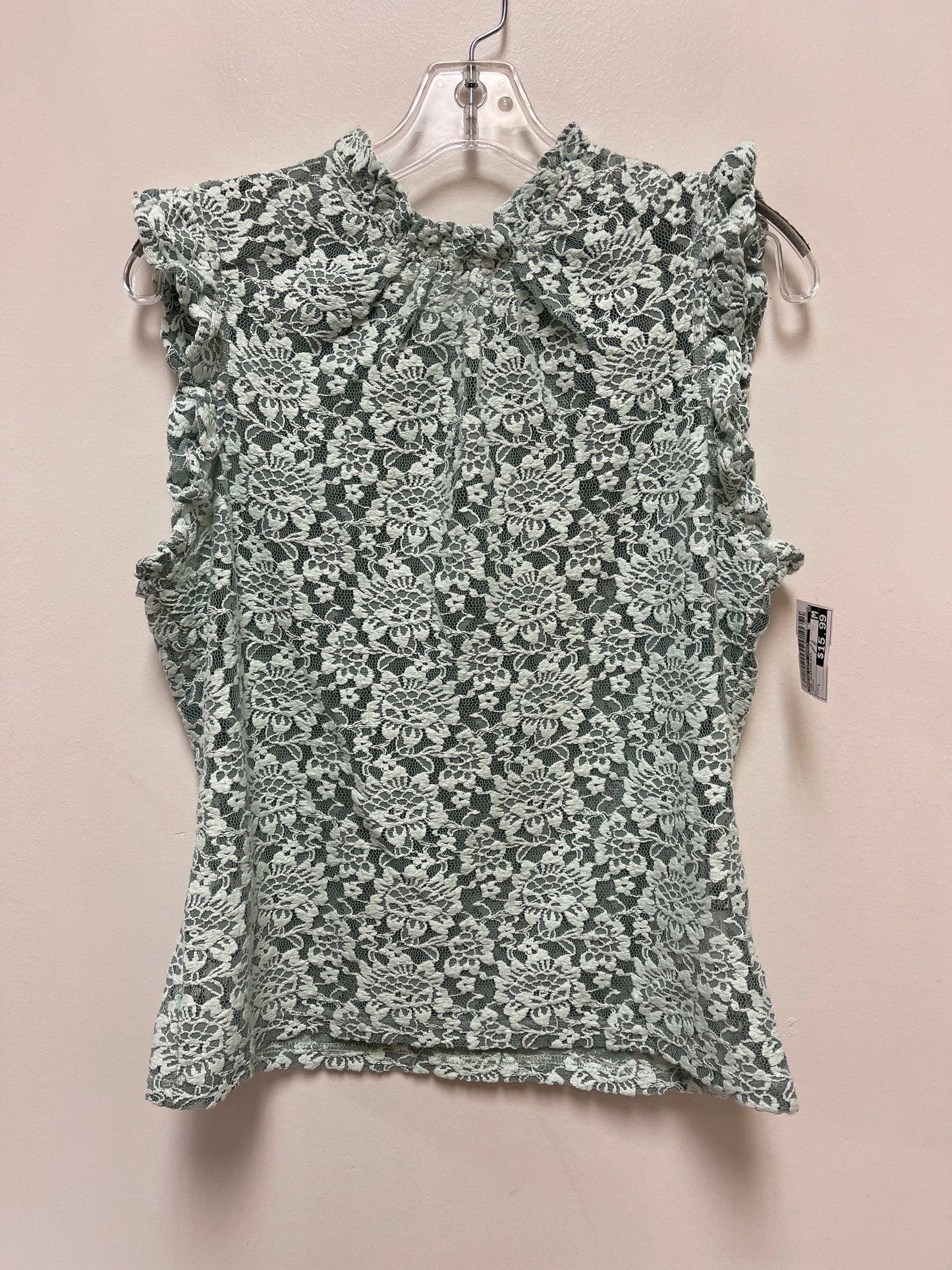 Top Sleeveless By Dolan Left Coast In Green, Size: L