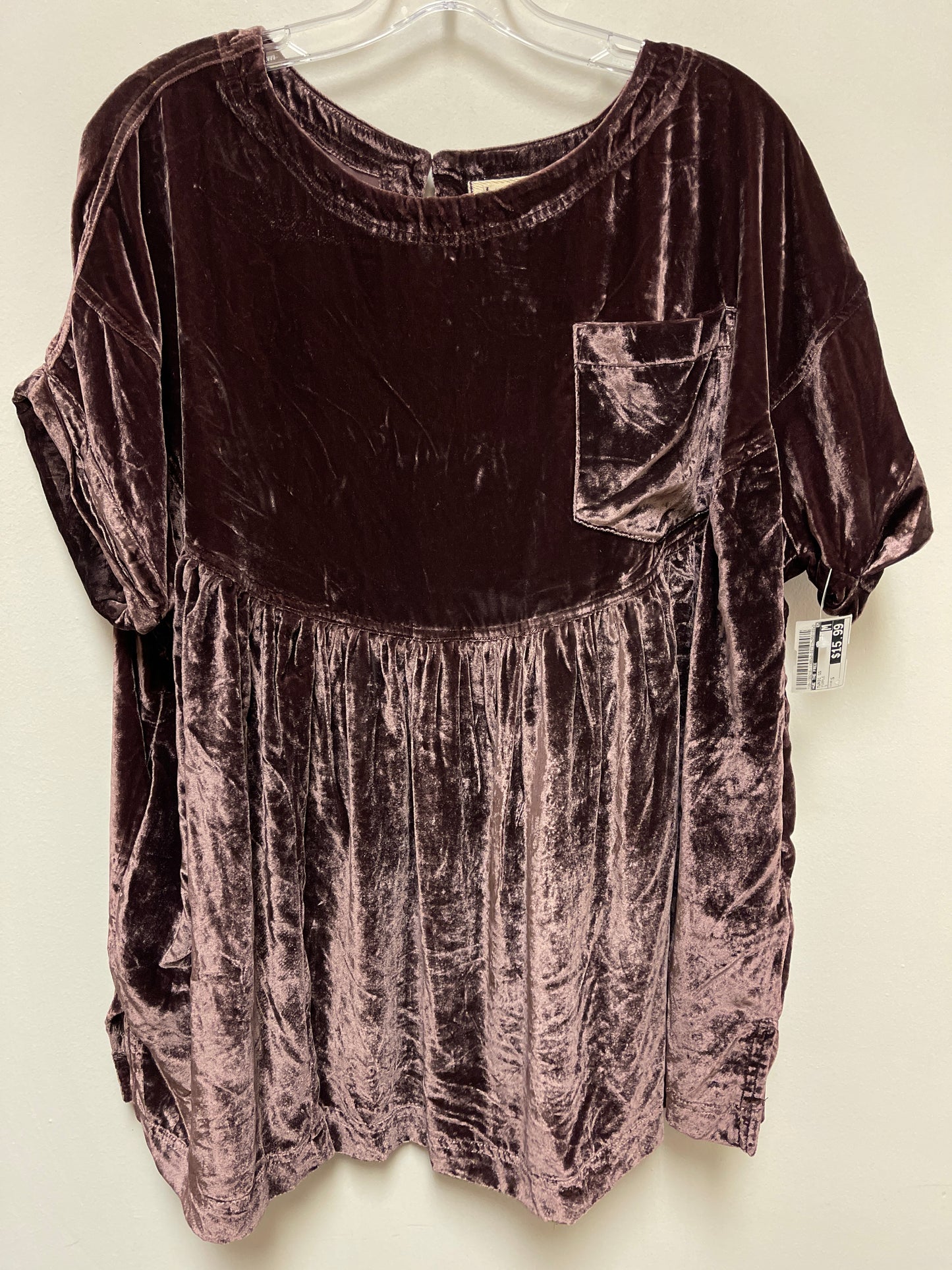 Tunic Short Sleeve By We The Free In Purple, Size: S