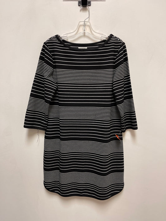 Dress Casual Midi By Max Studio In Black & White, Size: L