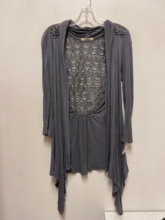 Tunic Sleeveless By Clothes Mentor In Grey, Size: S