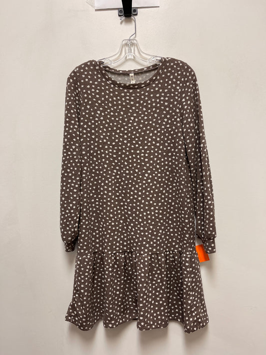 Dress Casual Midi By Mts In Brown, Size: S