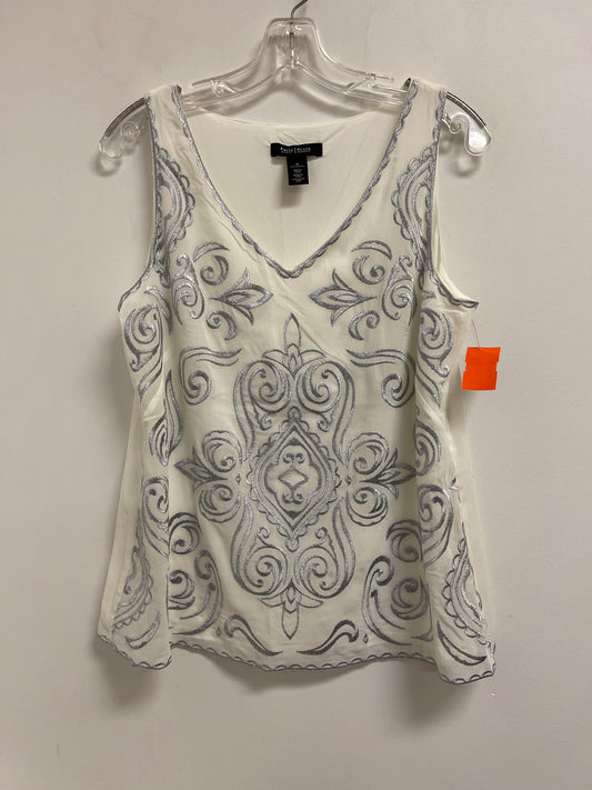 Top Sleeveless By White House Black Market In White, Size: M