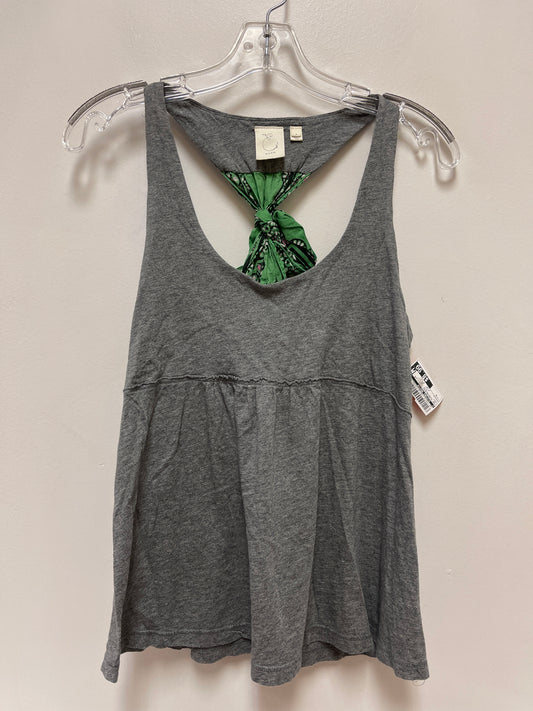 Top Sleeveless By Clothes Mentor In Grey, Size: M