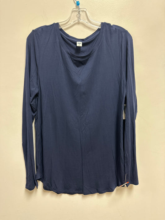 Tunic Long Sleeve By Old Navy In Navy, Size: Xl