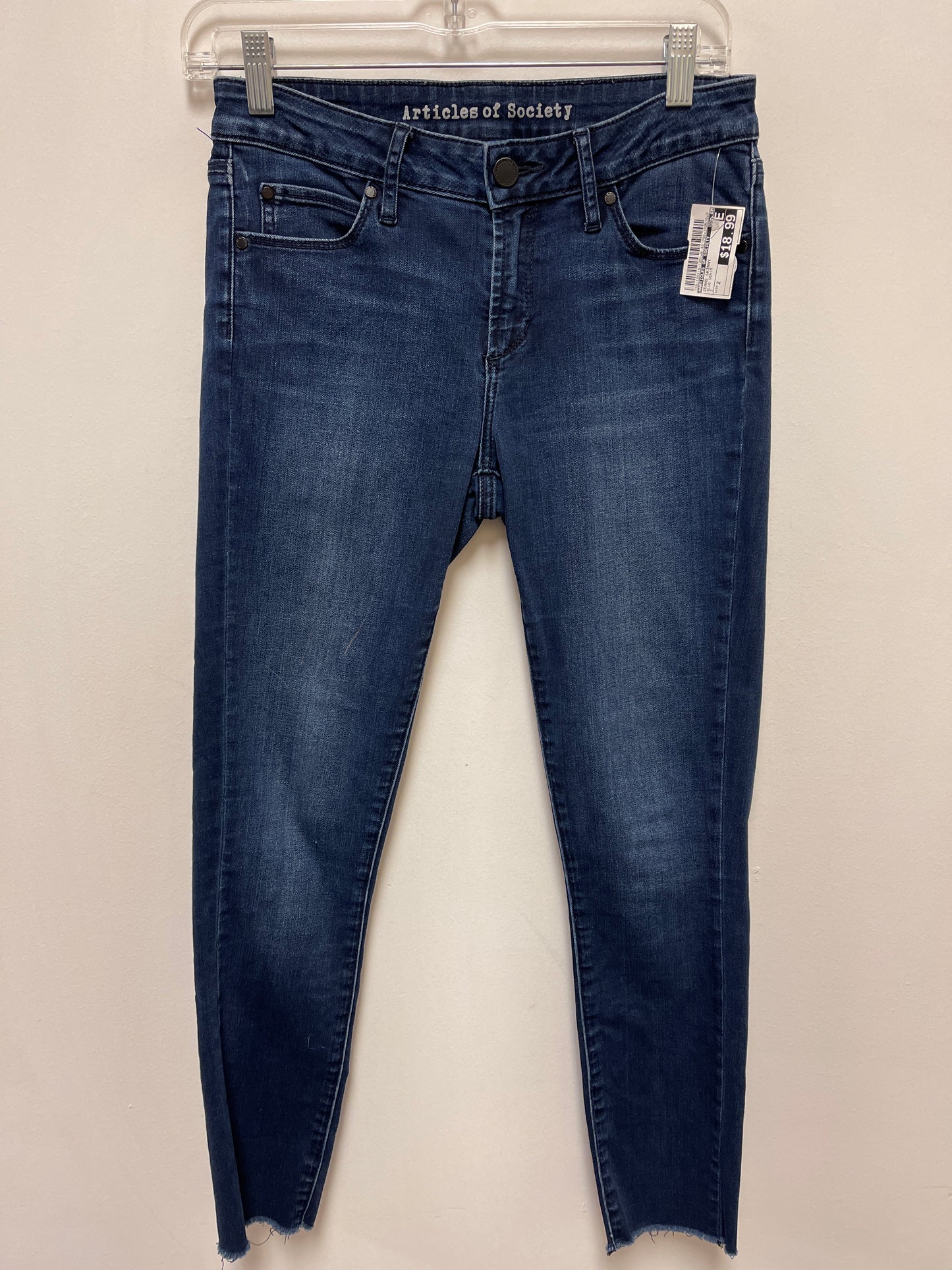 Jeans Skinny By Articles Of Society In Blue Denim, Size: 2