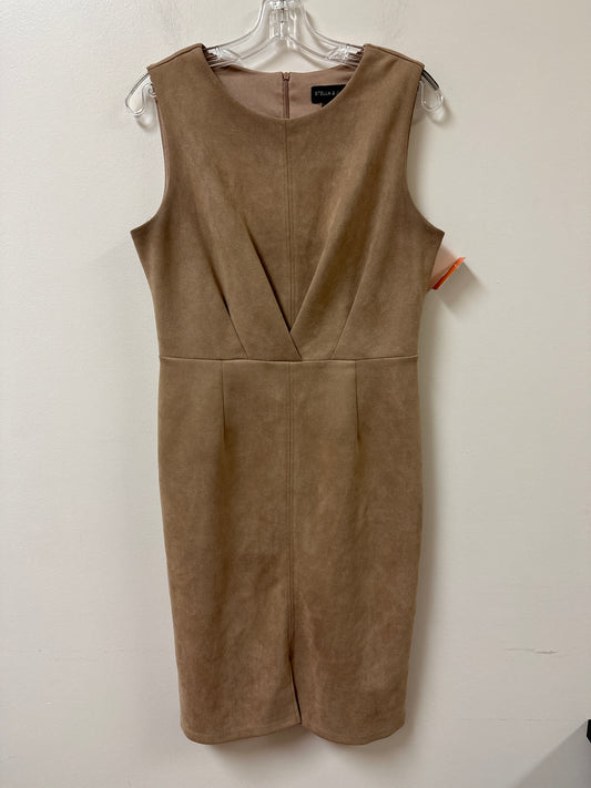Dress Casual Midi By Clothes Mentor In Cream, Size: L