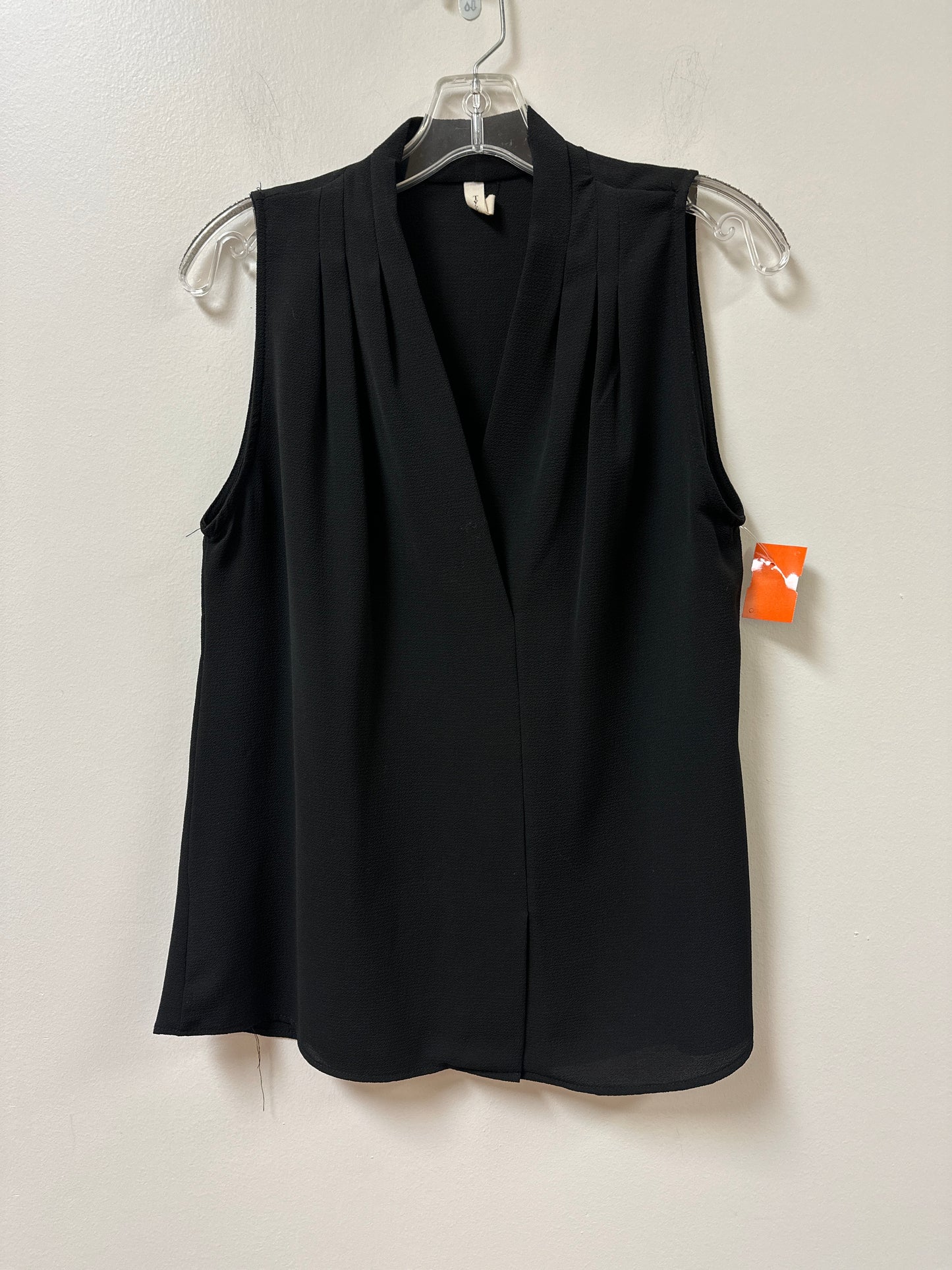 Top Sleeveless By Tyche In Black, Size: M