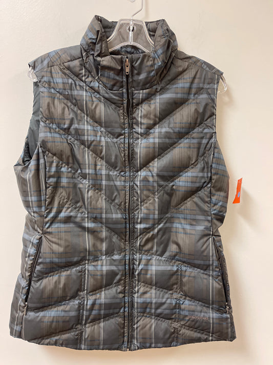 Vest Puffer & Quilted By Patagonia In Grey, Size: L