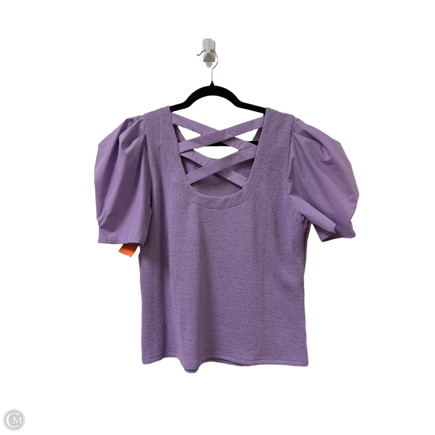 Top Short Sleeve By Clothes Mentor In Purple, Size: L