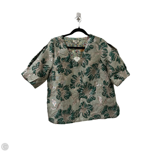 Top Short Sleeve By Umgee In Green, Size: L