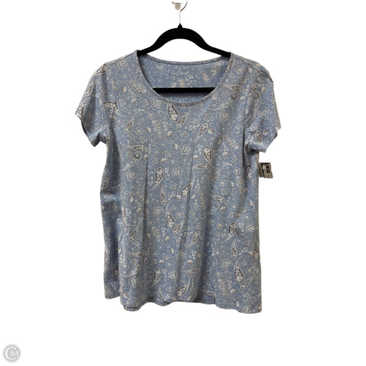 Top Short Sleeve By Pure Jill In Blue, Size: Xs