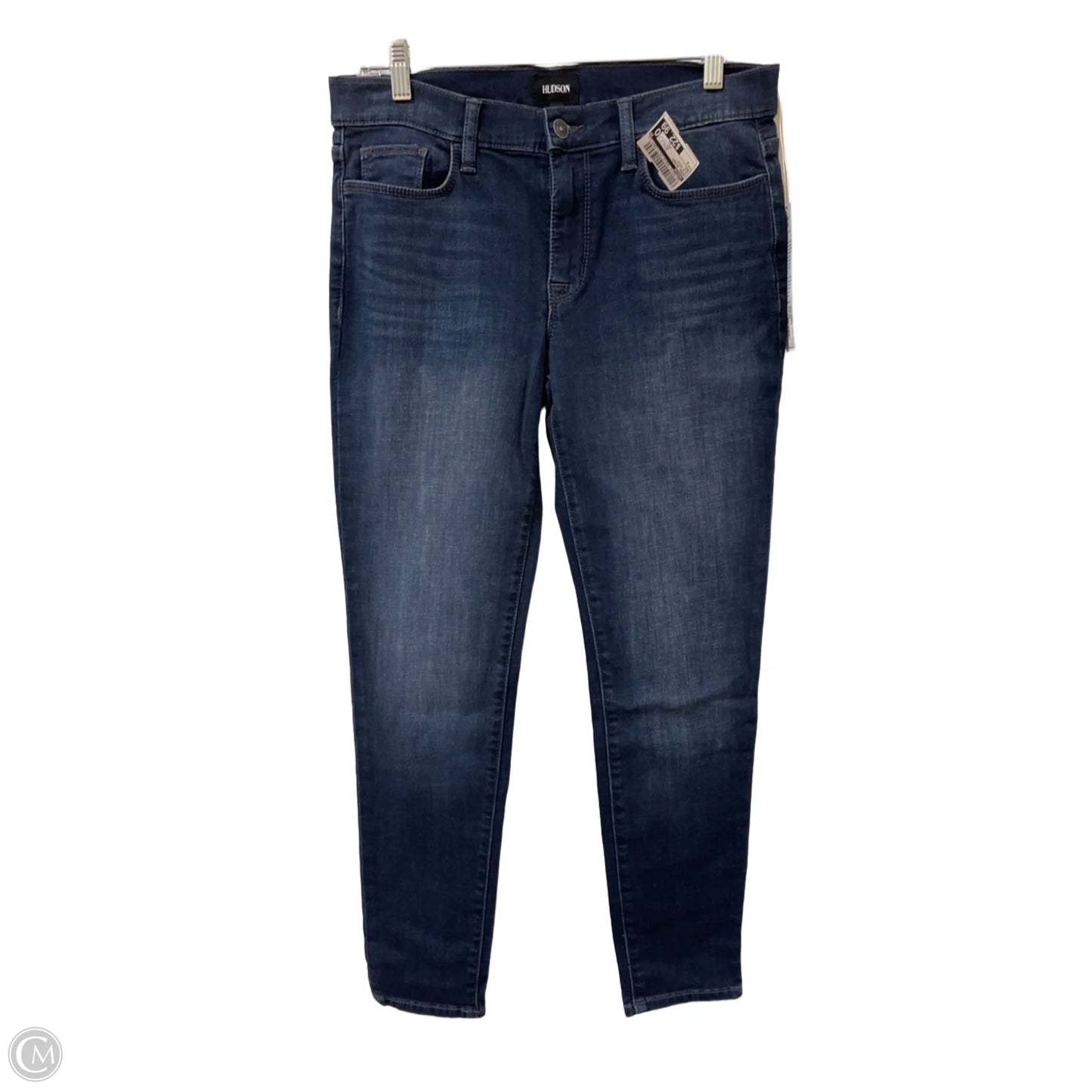 Jeans Skinny By Hudson In Blue Denim, Size: 8