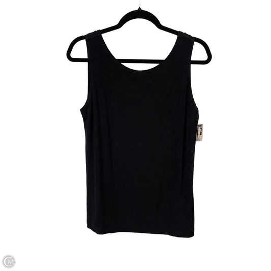 Tank Top By Chicos In Black, Size: L