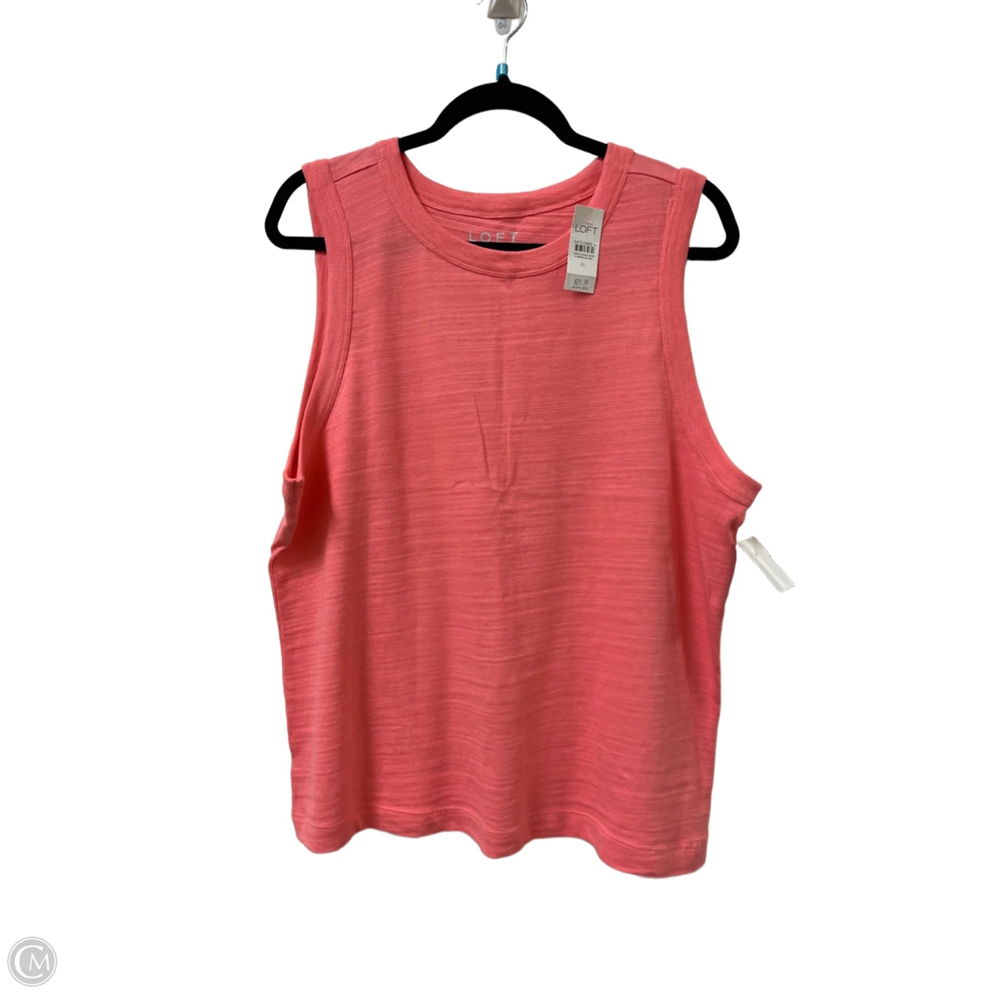 Top Sleeveless By Loft In Pink, Size: Xl