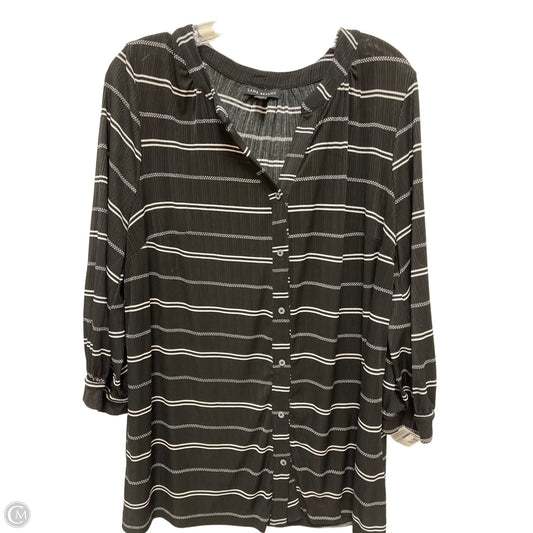Blouse Long Sleeve By Lane Bryant In Black, Size: 2