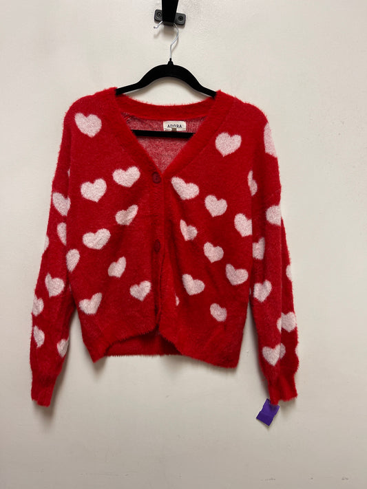 Sweater By Clothes Mentor In Red, Size: L