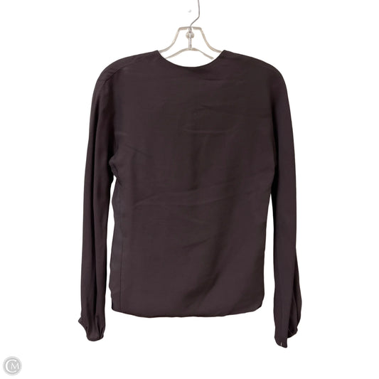 Top Long Sleeve By Helmut Lang In Brown, Size: S