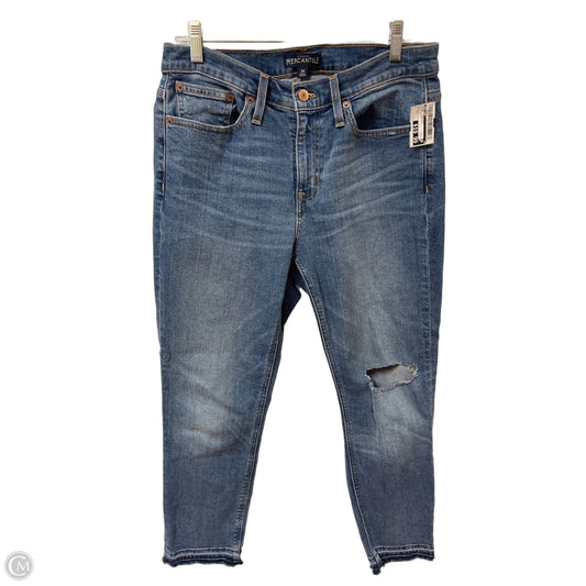 Jeans Straight By J. Crew In Blue Denim, Size: 2