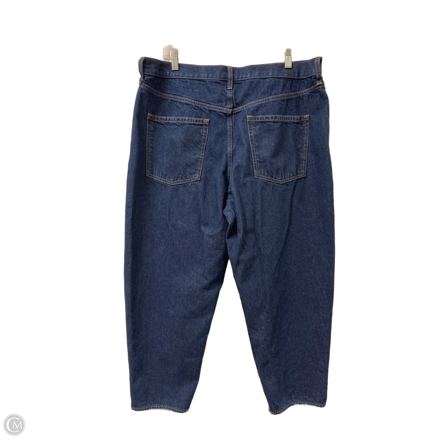 Jeans Straight By Gap In Blue Denim, Size: 18