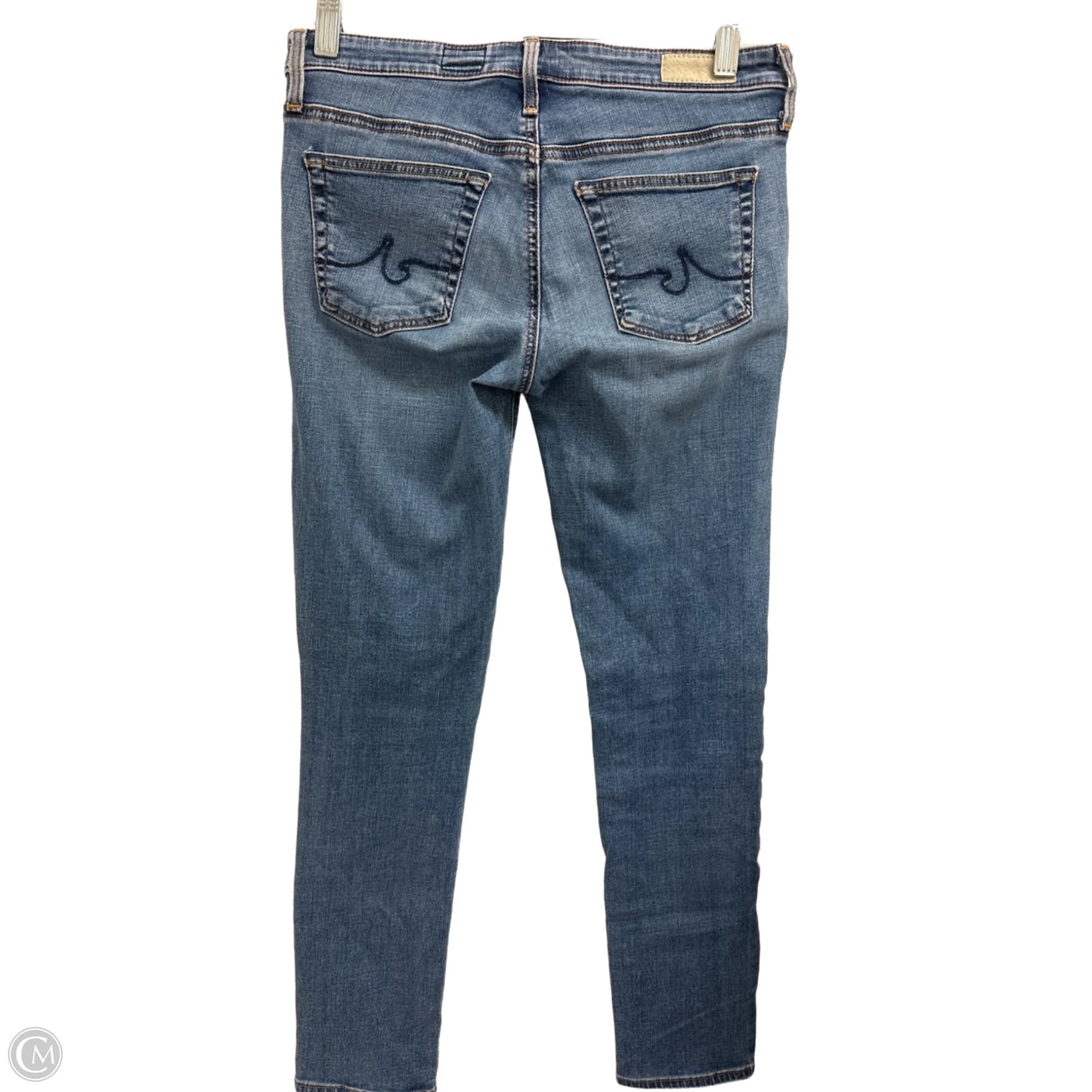Jeans Skinny By Adriano Goldschmied In Blue Denim, Size: 2