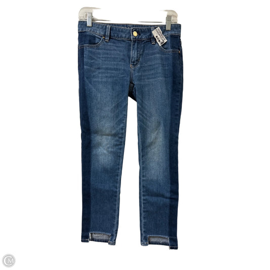 Jeans Skinny By White House Black Market In Blue Denim, Size: 0