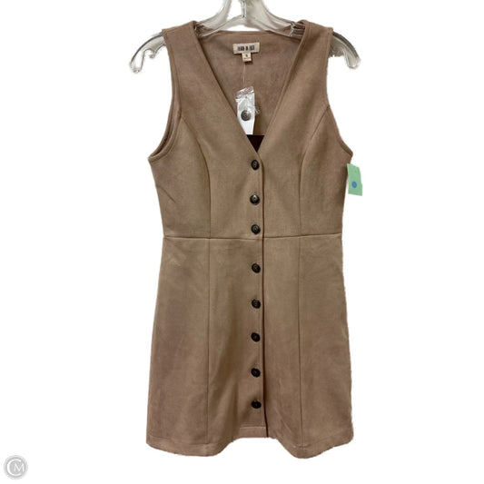 Dress Casual Midi By Fashion On Earth In Brown, Size: S