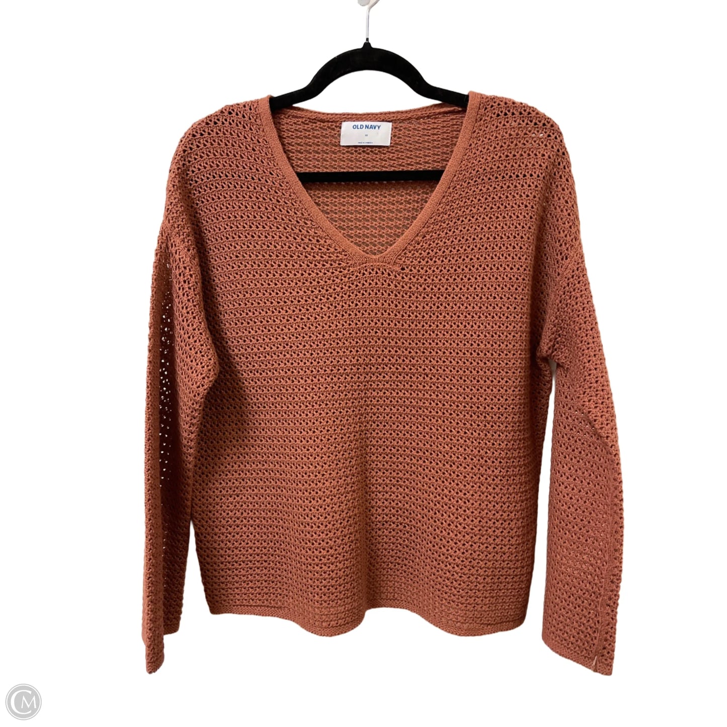 Top Long Sleeve By Old Navy In Brown, Size: Xs