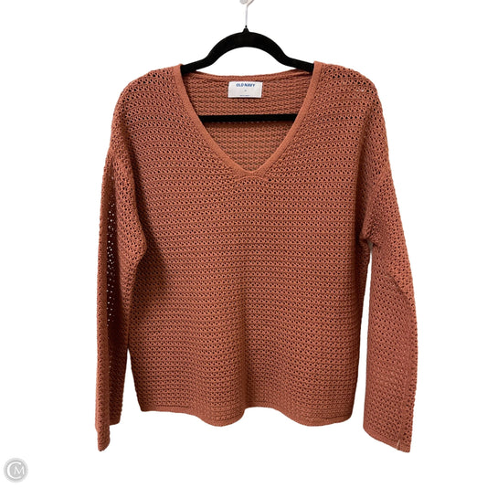 Top Long Sleeve By Old Navy In Brown, Size: Xs