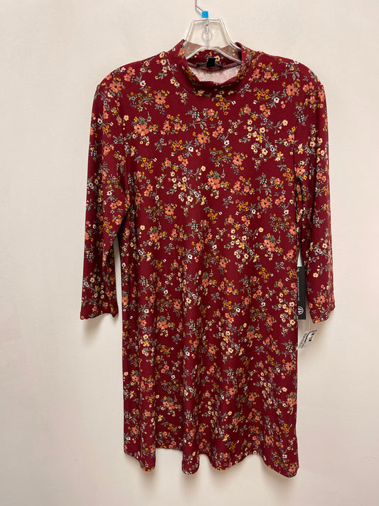 Dress Casual Midi By As U Wish In Floral Print, Size: L