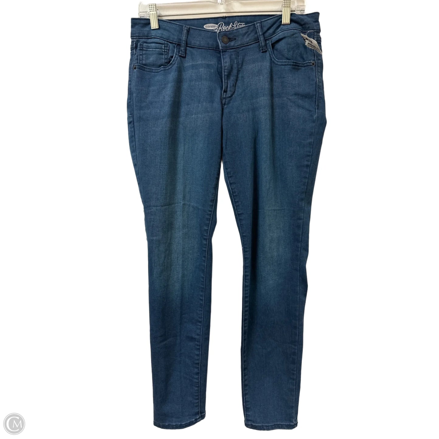Jeans Skinny By Old Navy In Blue Denim, Size: 8